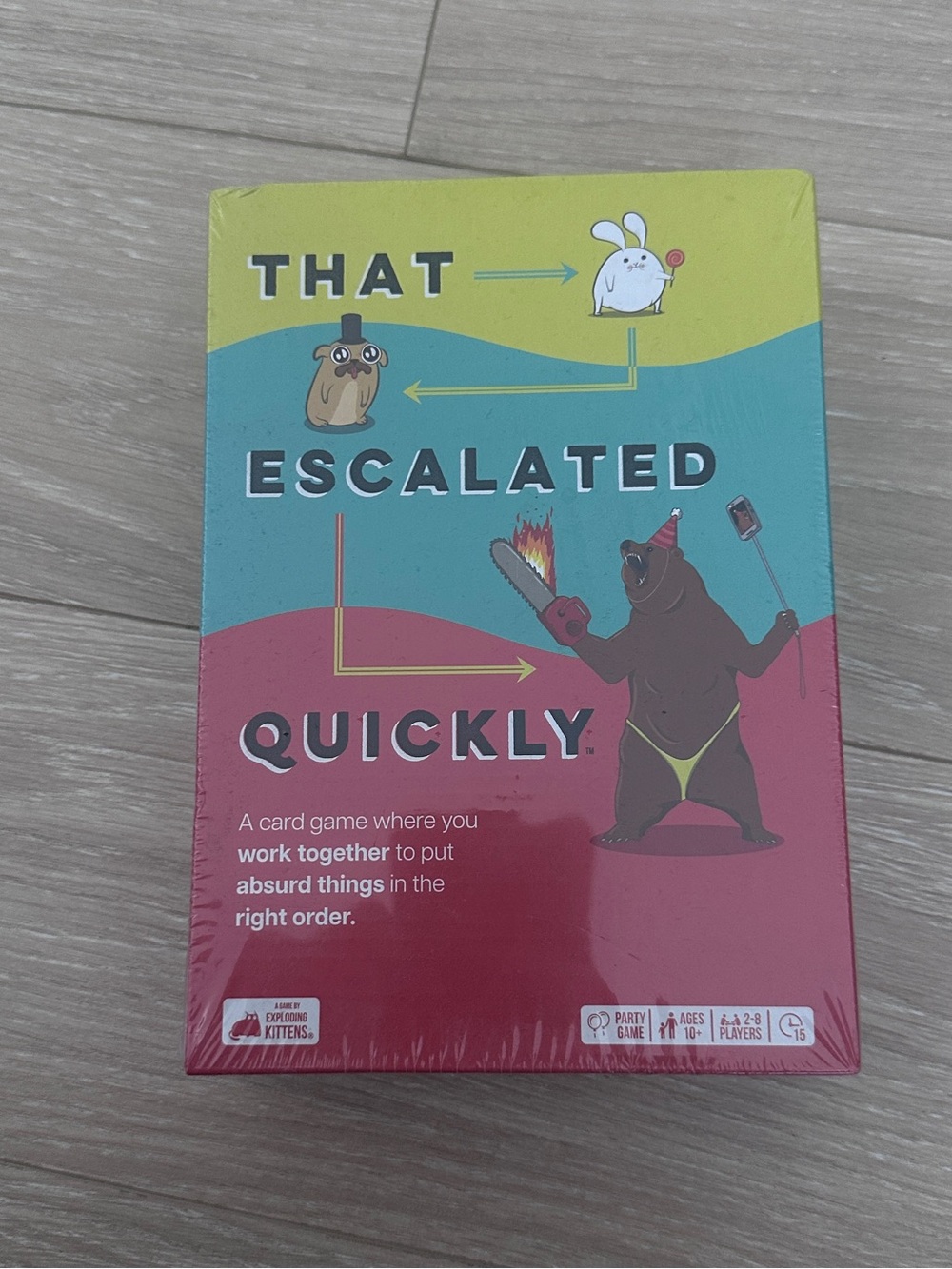 That Escalated Quickly Party Card Game - New & Sealed!